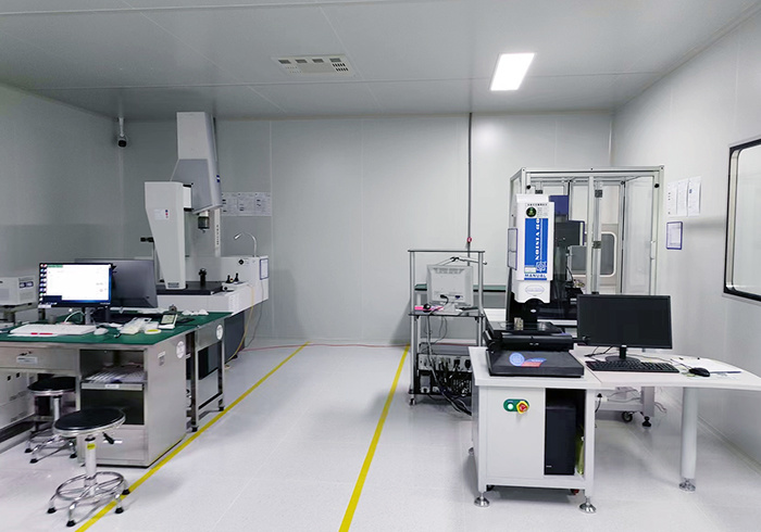 QC laboratory with high‑precision measuring instruments